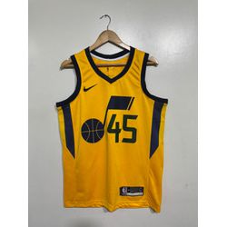 Nba Utah Jazz Silk amarela (jogador) Mitchell 45 -... - CATALOGO