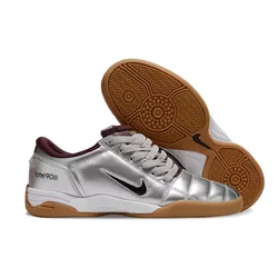 Chuteira Futsal Nike Total 90 Prata/Marrom - 7865 - CATALOGO