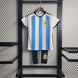Conjunto Infantil Argentina home 22-23 - KIDS24 - Atk Brasil