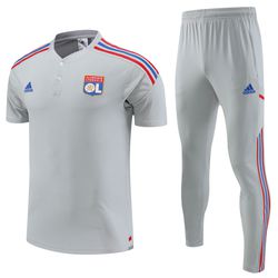 Conjunto Treino Polo Gola Baixa Olympique Lyonnais... - CATALOGO