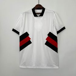 Camisa Flamengo 23/24 Branca (detalhes na lateral)... - Tailandesas Atacado