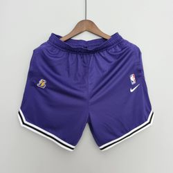 Shorts Nba Lakers - Treino Roxo - lakersnbaa - Tailandesas Atacado