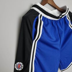Shorts Los Angeles Clippers Nba - Treino Azul - Cl... - Tailandesas Atacado
