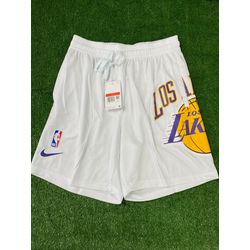 Shorts Treino Nba Lakers - Masculino - Branco - ca... - Tailandesas Atacado