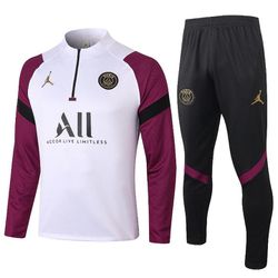 Kit Agasalho Moletom Paris Saint Germain meio zipe... - FUTCAMISA