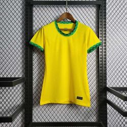CAMISA BRASIL 21/22 FEMININA - 12455 - Tailandesas Atacado