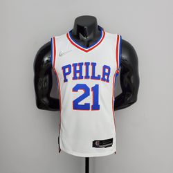 NBA Jersey Philadelphia 76ers EMBIID#21 Branca Esp... - CATALOGO