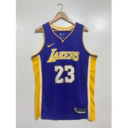 Nba Lakers Silk (jogador) James Camisa 23 - NB1001... - Tailandesas Atacado