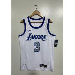 Regata Nba Lakers Silk (jogador) Davis 3 - NB10030 - Tailandesas Atacado