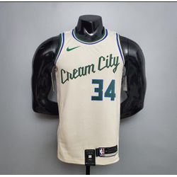 NBA Milwaukee Cream City silk (jogador) giannis an... - Tailandesas Atacado