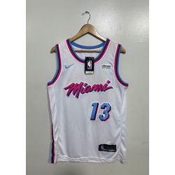 NBA Miami Heat City Bordada ( Torcedor) Adebayo 13... - Tailandesas Atacado