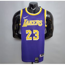 Nba Lakers Silk (jogador) james Camisa 23 - NB1003 - Tailandesas Atacado