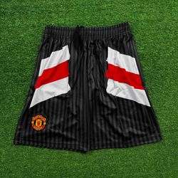 Short Manchester United 23/24 - Masculino Preto Li... - Tailandesas Atacado