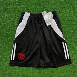 Short Manchester United 24/25 - Preto - Short2425 - Tailandesas Atacado