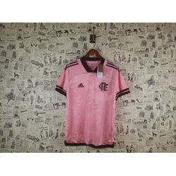 Camisa Flamengo Rosa 20/21 torcedor - 987112 - Tailandesas Atacado