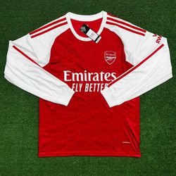 Manga Longa Arsenal Home I 25/26 – Vermelha – Torc... - FUTCAMISA
