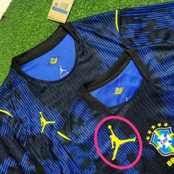 (JORDAN GRANDE) Camisa Brasil Away II 26/27 - Azul... - FUTCAMISA