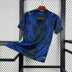 Camisa Brasil Away II 2026 - Azul e Preta - Torced... - PRONTA ENTREGA 