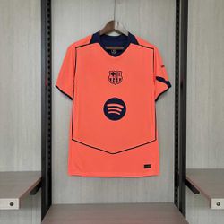 Camisa Barcelona Total 90 - 25/26 - Laranja - Torc... - PRONTA ENTREGA 