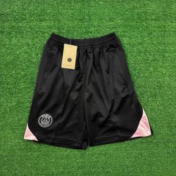 Short Psg 24/25 - Preto/rosa Claro - 98yui - CATALOGO