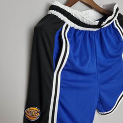 New York Knicks NBA - Treino Shorts Azul/Preto - N... - Tailandesas Atacado