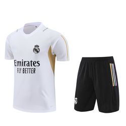 Conjunto De Treino Camisa + Short Real Madrid - 23... - Tailandesas Atacado