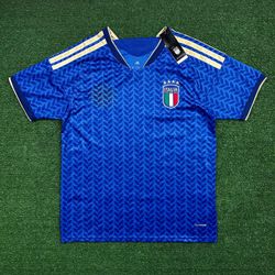 Camisa Itália Home I - Copa do Mundo 2026 - Azul -... - FUTCAMISA