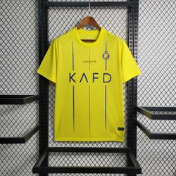 Camisa Al-Nassr FC Home 23-24 Amarela - Torcedor M... - Tailandesas Atacado