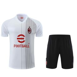 Conjunto De Treino Milan 2023 Camisa + Short - Bra... - Tailandesas Atacado