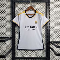 Camisa Feminina Real Madrid Home 23-24 - 515465 - Tailandesas Atacado