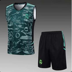 Conjunto Treino Regata + Short Real Madrid 23/24 -... - Tailandesas Atacado