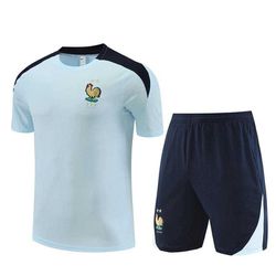Conjunto De Treino França 24/25 - Azul Claro - KIT... - Tailandesas Atacado