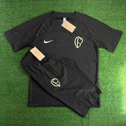 Conjunto De Treino Meia Calça + Camisa Corinthians... - Tailandesas Atacado