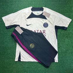 Conjunto De Treino Meia Calça + Camisa PSG- 23/24 ... - Tailandesas Atacado