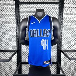 NBA Dallas Mavericks Authentic Nowitzki 41 - Azul ... - BLACK NORDESTE ATK