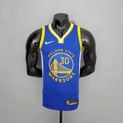 NBA GOLDEN STATE WARRIORS - CURRY 30-AZUL- 75 ANOS... - FUTCAMISA