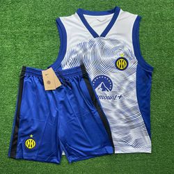 Conjunto Treino Regata + Short Inter de Milão Away... - Atk Brasil
