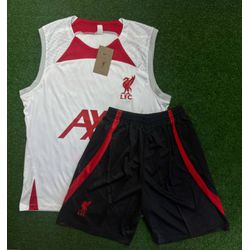 Conjunto Treino Regata + Short Liverpool 22/23 Bra... - Atk Brasil