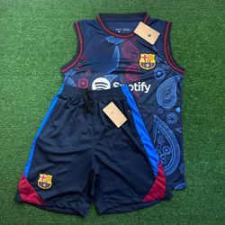 Conjunto Treino Regata + Short Barcelona 2024/25 -... - Atk Brasil