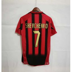 Camisa Retrô AC Milan Home I Shevchenko 7 - 04/05 ... - Atk Brasil