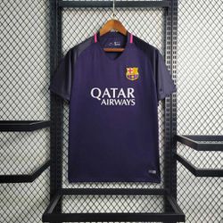 Camisa Retrô Barcelona Away II 16/17- Roxa - RETRO... - Tailandesas Atacado