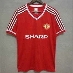 Camisa Retrô Manchester United 1984 - RETROMU - Tailandesas Atacado