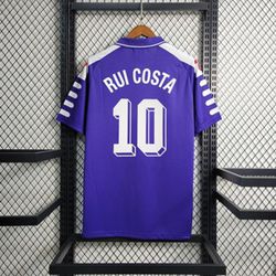 Camisa Retro Fiorentina Home I RUI COSTA 10 -98/99... - FUTCAMISA