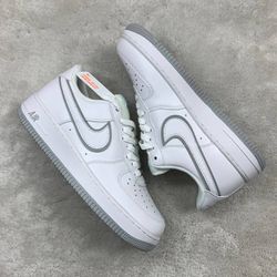 Tênis NK Air Force 1 - Branco/Cinza - NKBC - Tailandesas Atacado