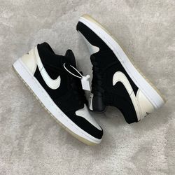 Tênis NK Air Jordan 1 - Preto/Branco Brilhoso - NK... - CATALOGO