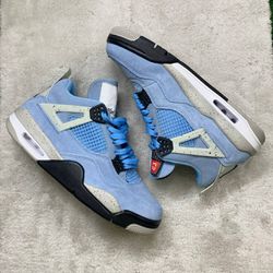 Tênis NK Air Jordan 4 - Azul bebê - NKAJA - Tailandesas Atacado