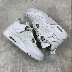 Tênis Air Jordan 4 - Branco - NKj4b - Tailandesas Atacado