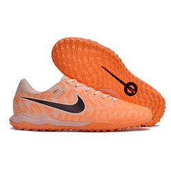Chuteira Society Nike Tiempo (TF) - Laranja - 7410 - Tailandesas Atacado