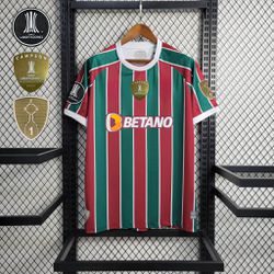 Camisa Fluminense I 23/24 - Verde e Vinho (+ Patch... - Tailandesas Atacado