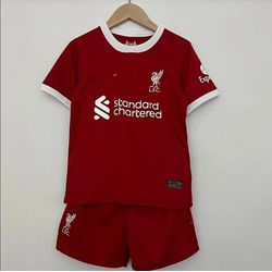 Conjunto Infantil 23-24 Liverpool home - Vermelho ... - CATALOGO